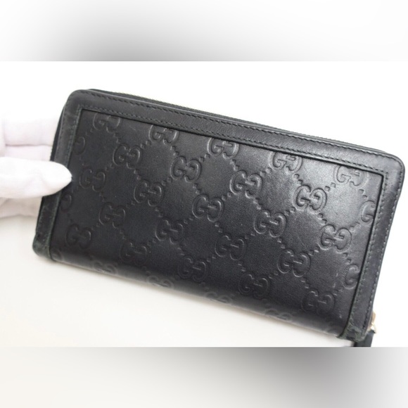 Gucci Guccissima GG Leather Zippy Big Wallet/Dust Cover included - Picture 7 of 16